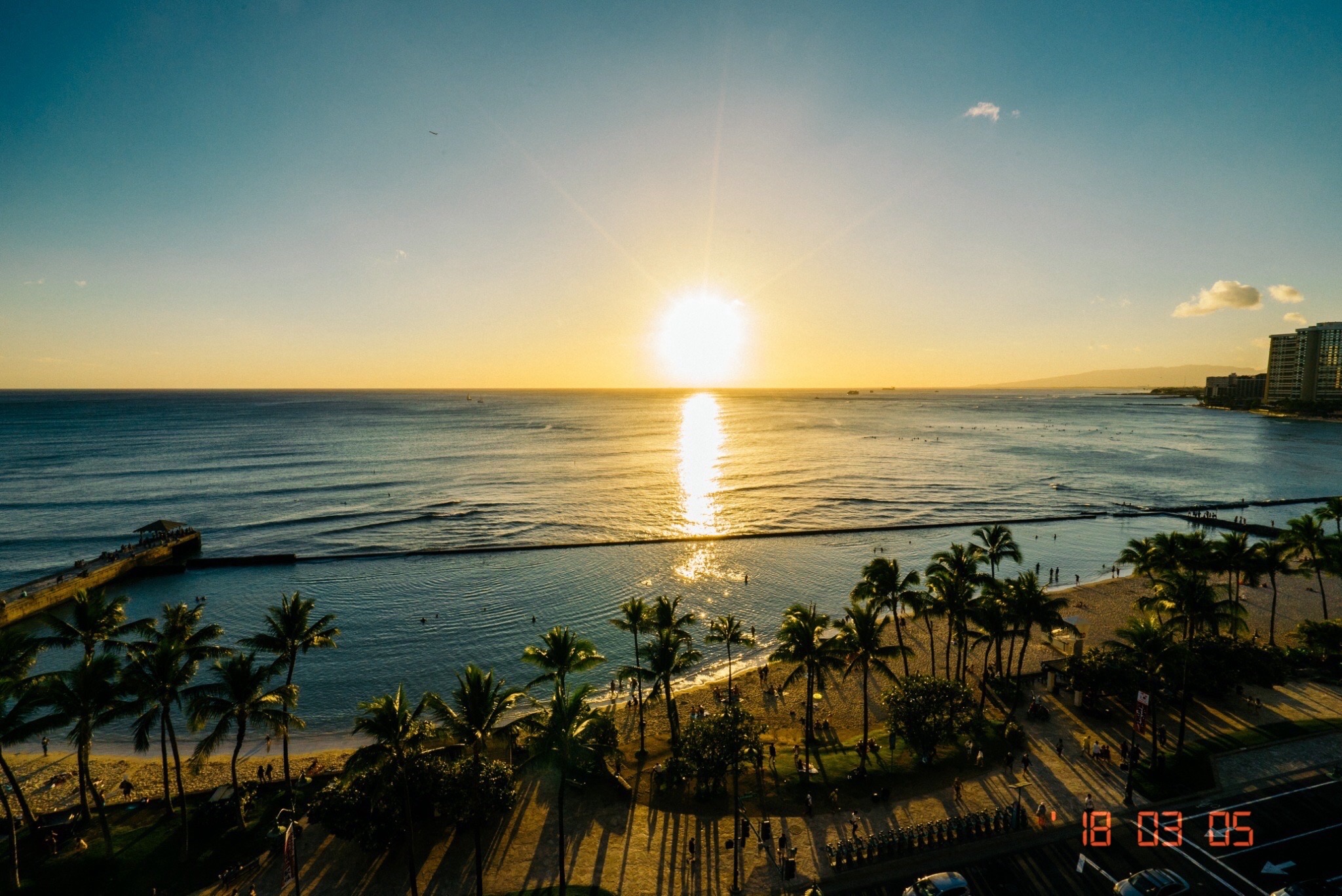 Ocean sunset sample photo